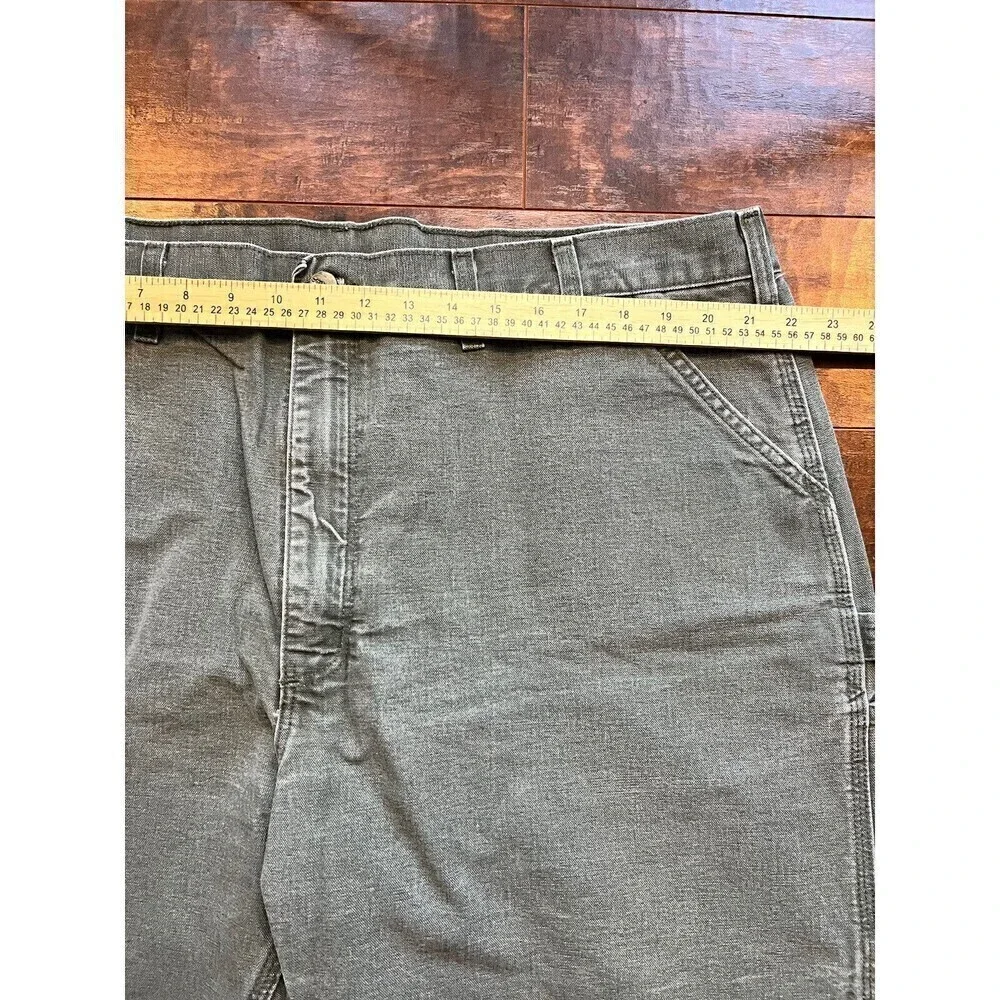 Carhartt Mens Carpenter Canvas Work Shorts Gray Size 44